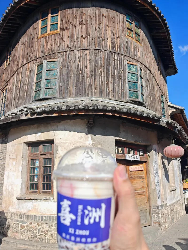 The wooden corner tower of Xizhou old town
